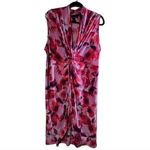 ISABELLA RODRIGUEZ Floral Sleeveless Dress - Size 1X
